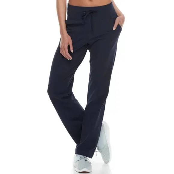 tek gear, Pants & Jumpsuits, Petite Tek Gear Essential Straightleg Pants  Navy Romanic Pxxl